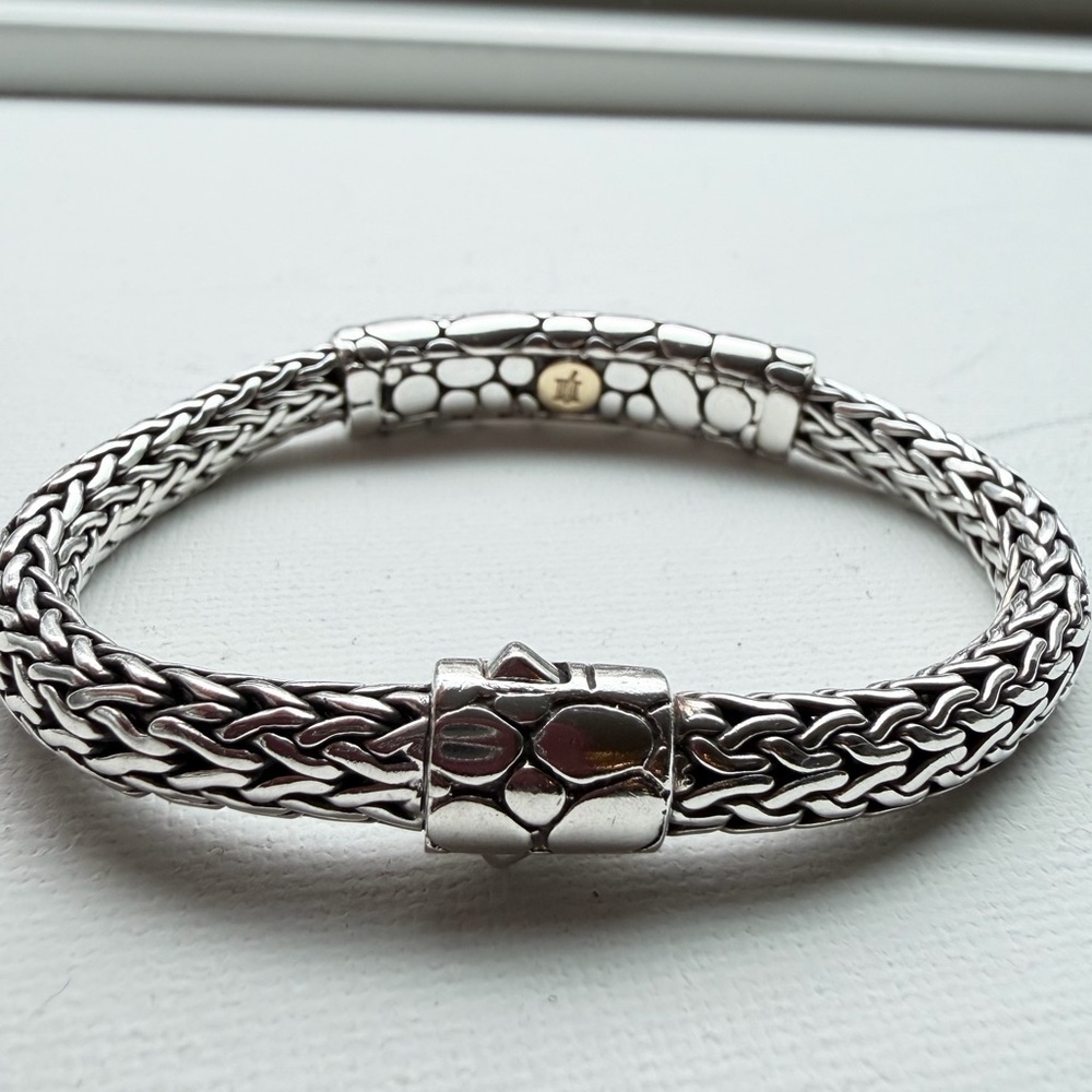 John Hardy Silver Woven Bracelet Accessory - Picture 6 of 11